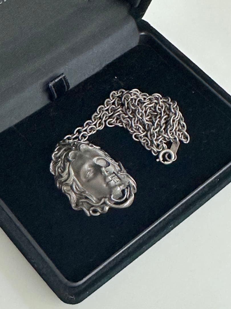 HYSTERIC GLAMOUR LE TABOU Skull & Medusa Necklace choker 2 way Extremely Rare