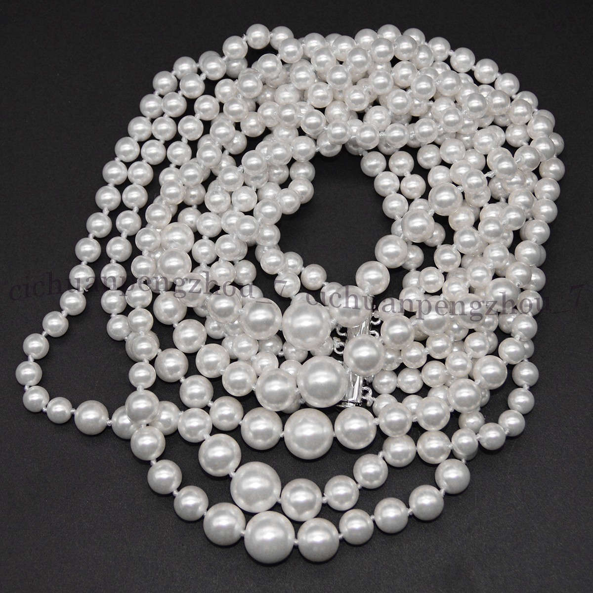 Fashion Jewelry 8/10mm Gemstone Round Beads Tortoise Pendant Necklace 18”