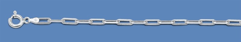 Italian Made 925 Silver Staple/ Paperclip Chain Choice of Lengths – Gift idea 🎁