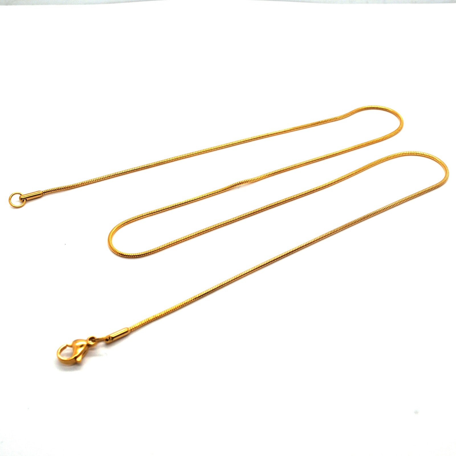 Wholesale Stainless Steel Silver Gold Classic Snake Chain Necklace 1mm-3mm NEW