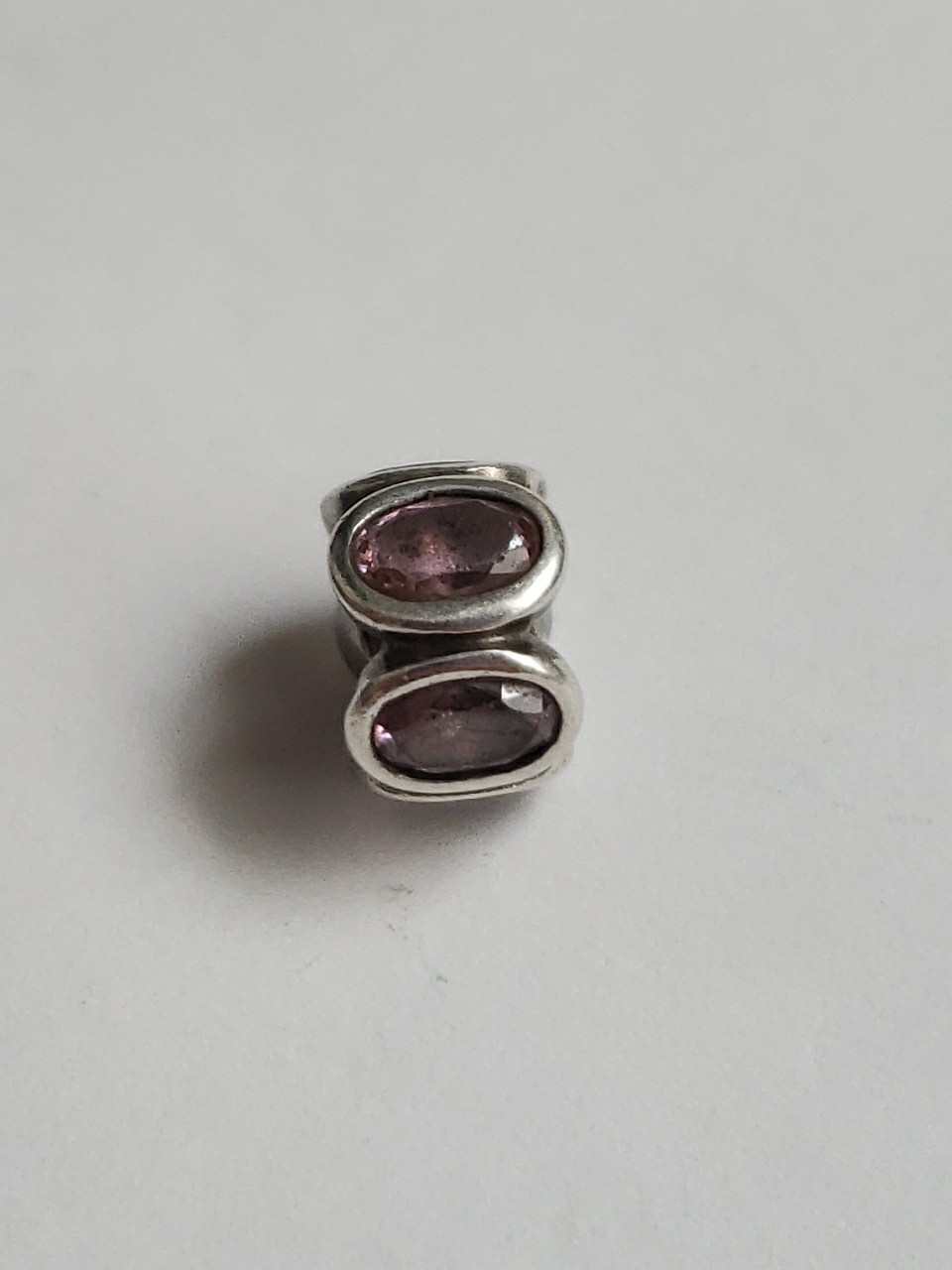 Pandora S925 ALE Pink CZ Oval Lights Charm Read Description