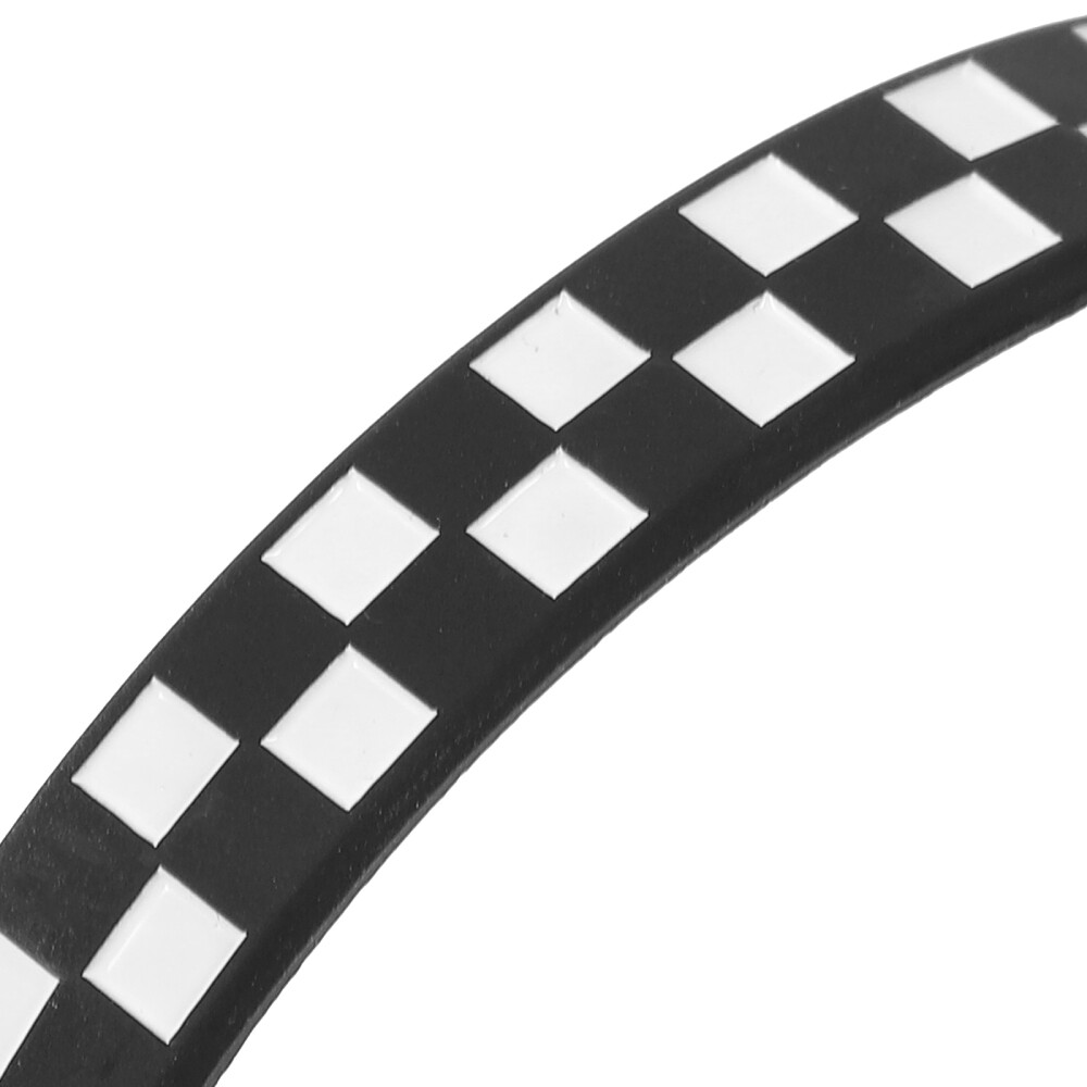 12PCS Silicone Checkered Wristbands Bracelets for Car Party Sports Event