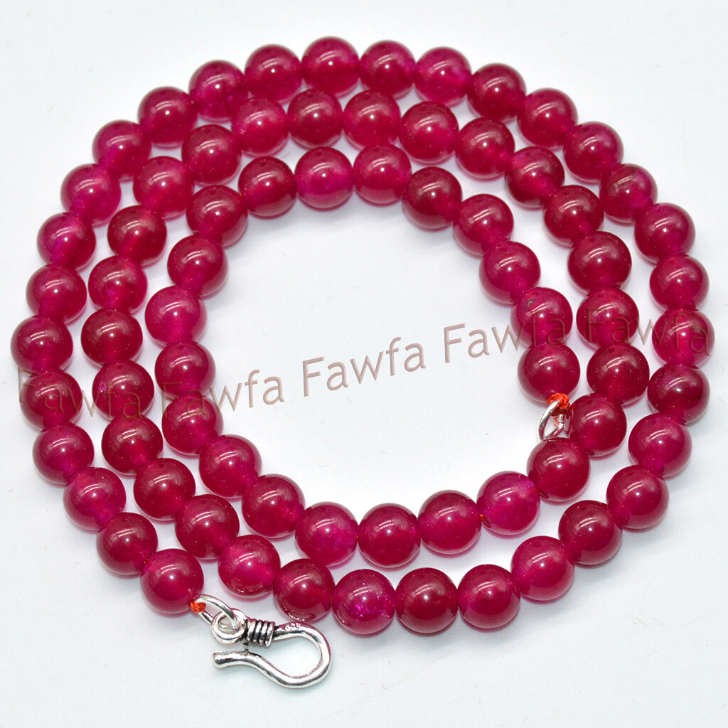 Natural 4mm jasper opal agate quartz amethyst crystal gemstone beaded Necklace