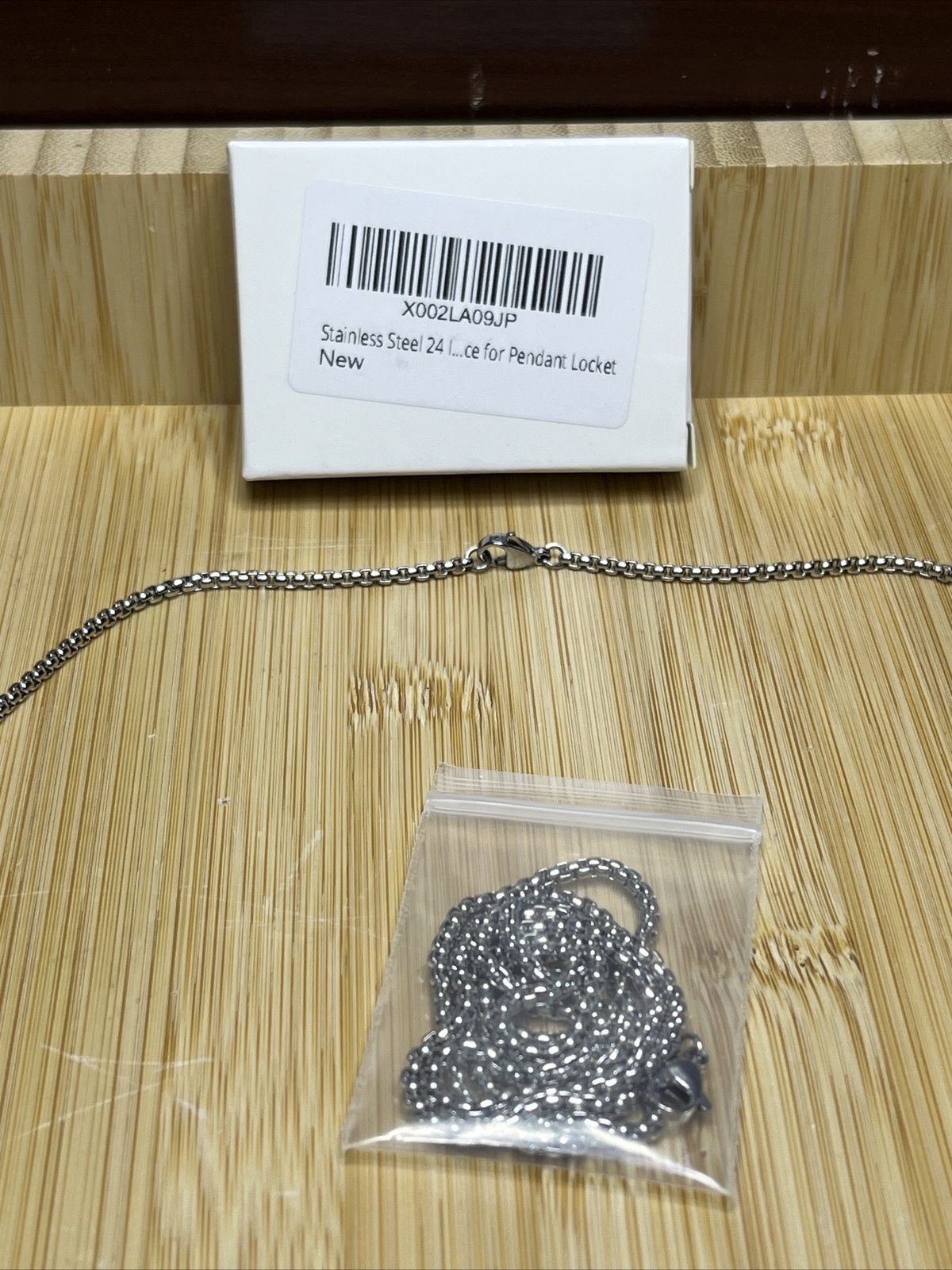 Stainless Steel Square Rolo Box Chain Necklace for Men and Women 24” 2pk 3mm