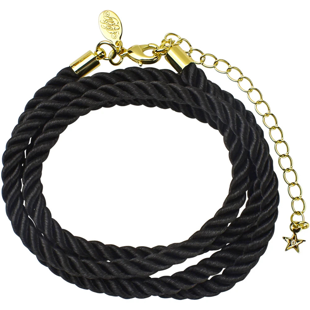Kirks Folly Mystic Seaview Moon Realm Dragon Foldover GT and Black Cord Necklace