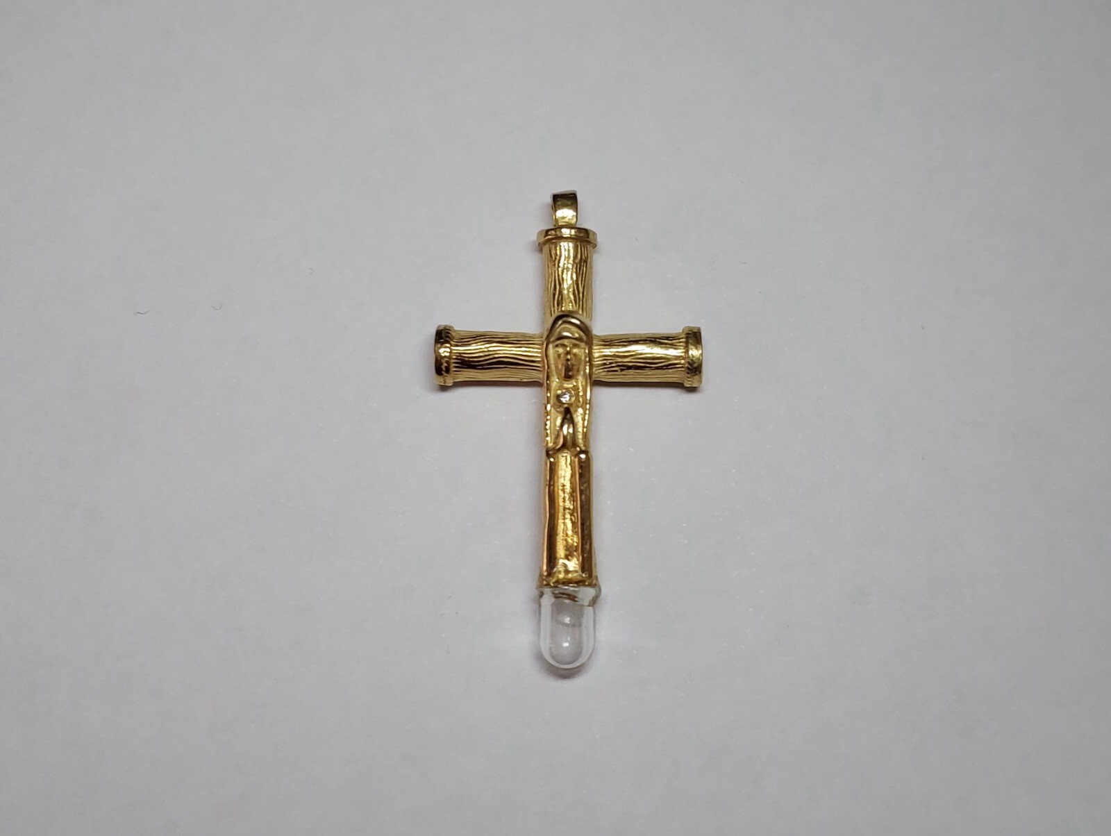 Virgin Mary Crucifix Necklace