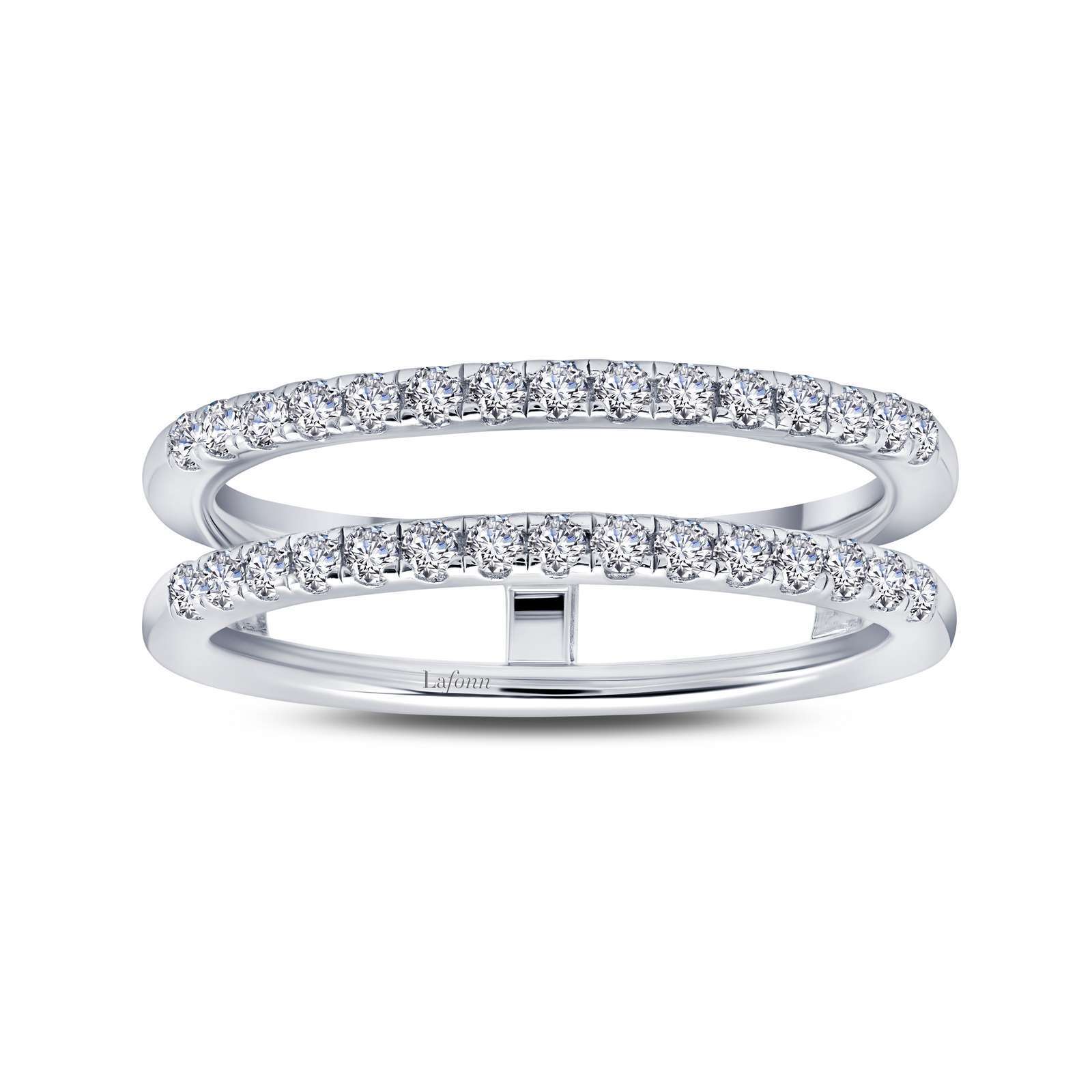 *BRAND NEW* Sterling Silver Platinum-Bonded w/ 0.45CTW Versatile Ring Enhancer