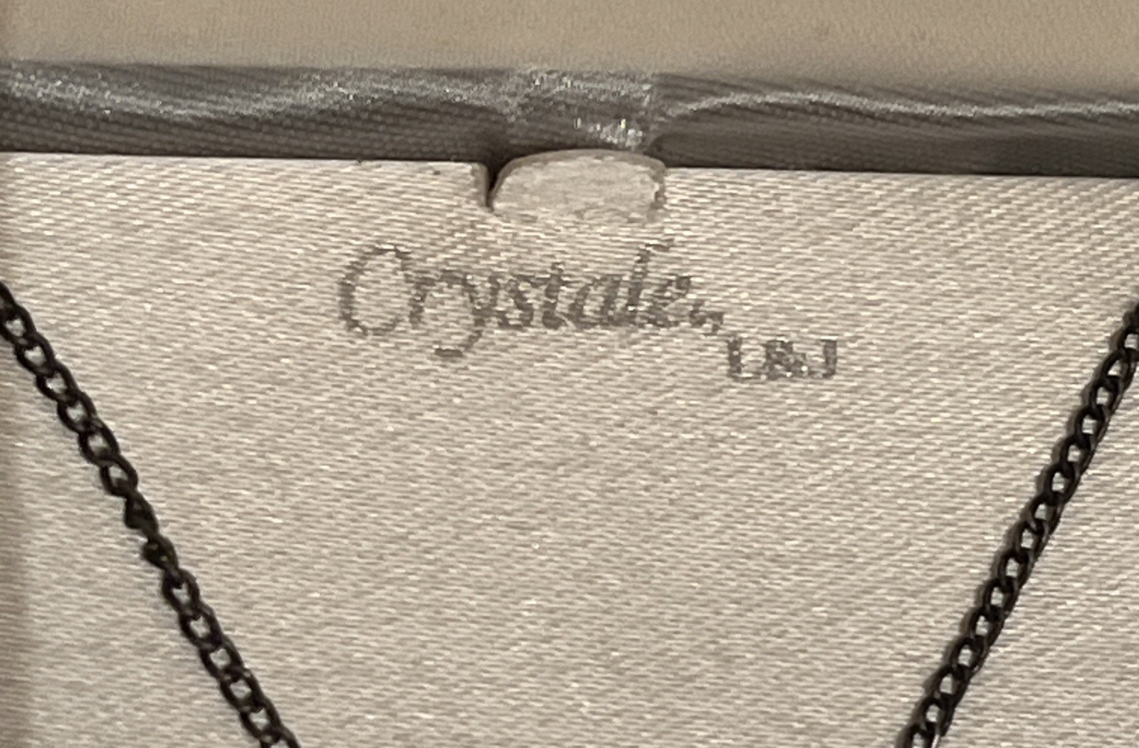 Vintage 1990s Crystale Crystallized With Swarovski Heart Pendant Necklace New!