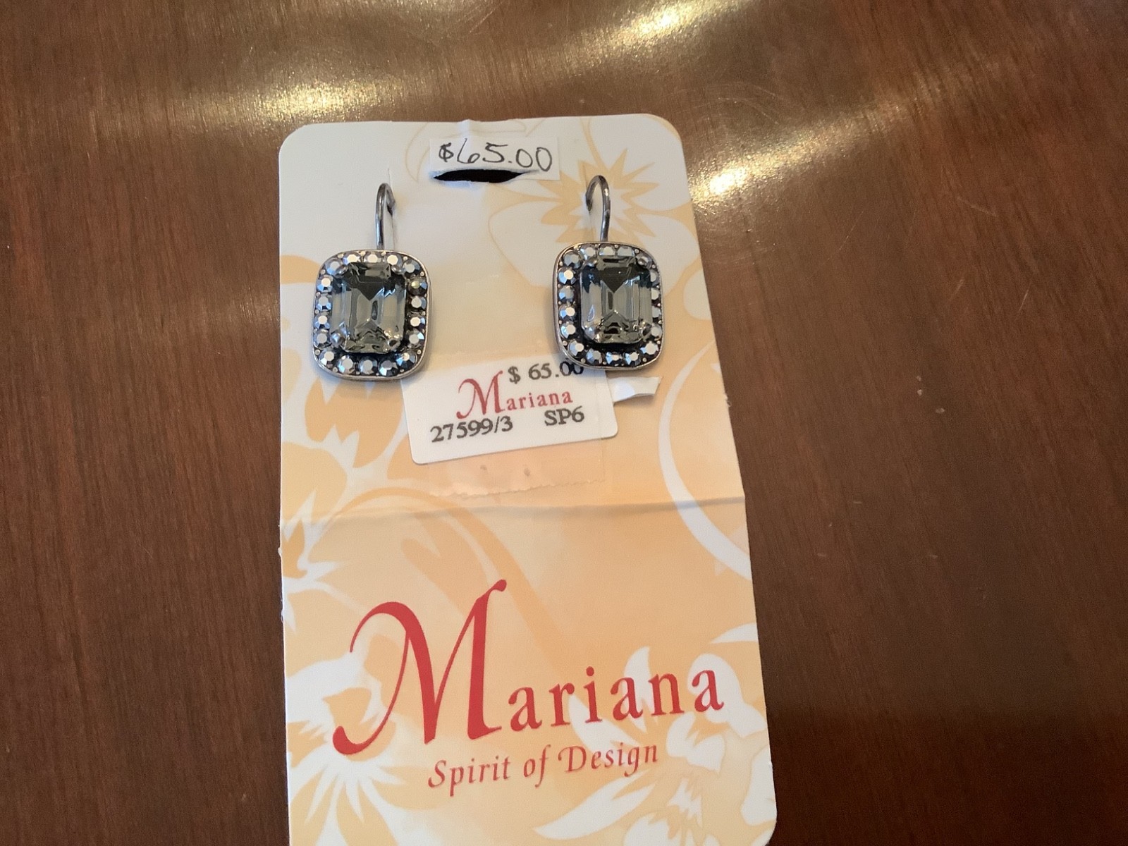 marianna silver/gray earrings