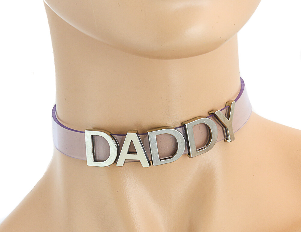 Clear Vinyl Slave PVC Bdsm-Choker-Slut-Collar-Restraint-Choker-Adult-Kinky