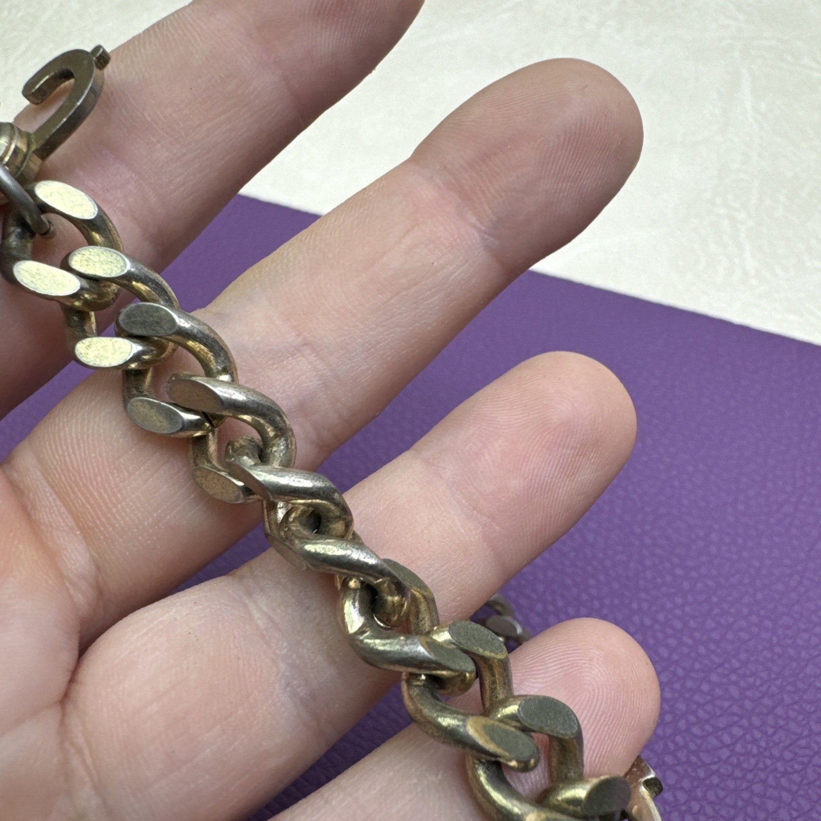 Shields ID Bracelet “J” Shield and Chain Double Lobster Claw