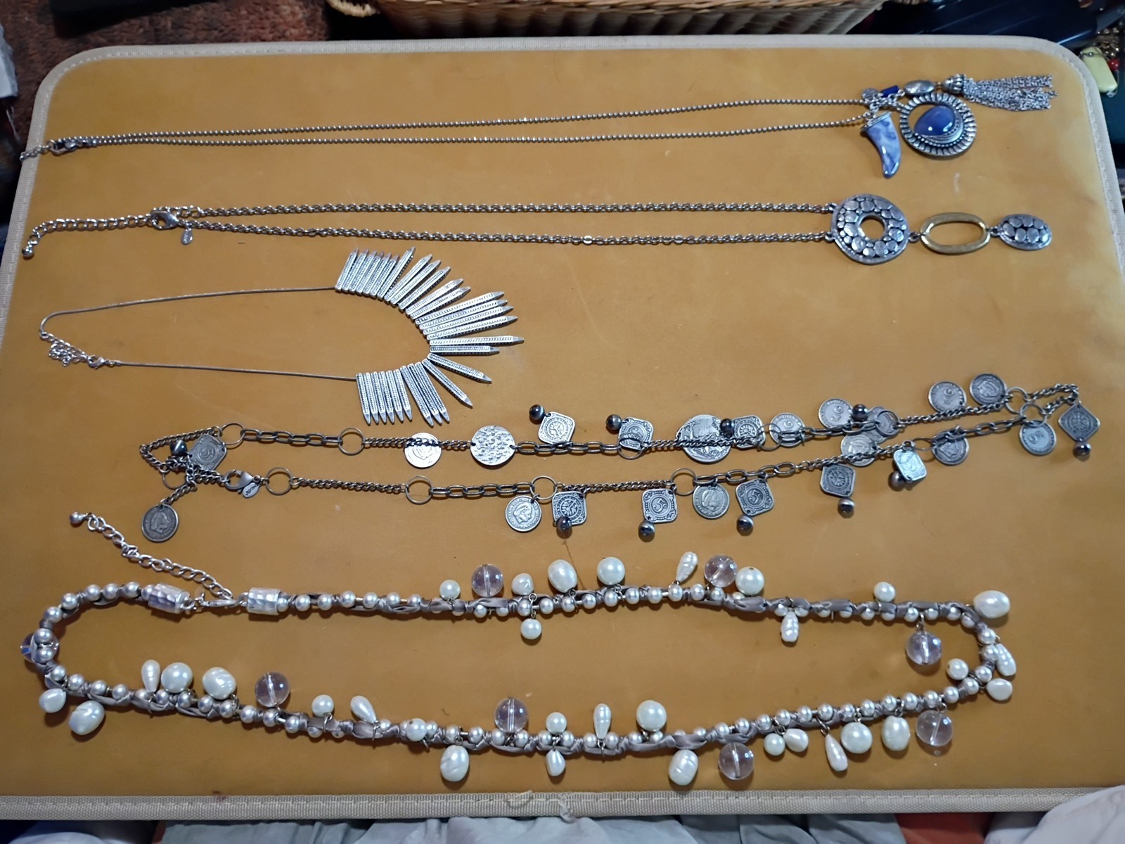 Five Chico Gorgeous Necklaces Native Look Very Pretty