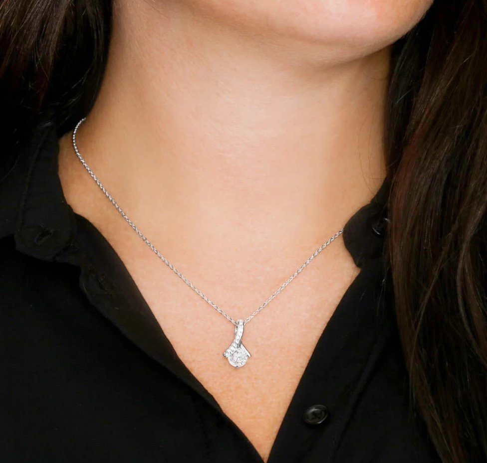 Inspirational Daughter Necklace, Meaningful Daughter Jewelry Gift For Women