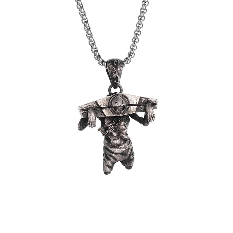Imprisoned Monster Jewelry Vintage Silver Sexy Gothic Torture Pendant Necklace