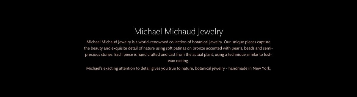 Michael Michaud Clover Bracelet Handcast Botanical Jewelry Nature Gift