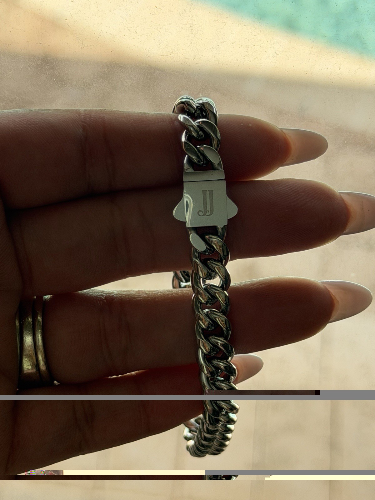 stainless steel bracelet 8 inch