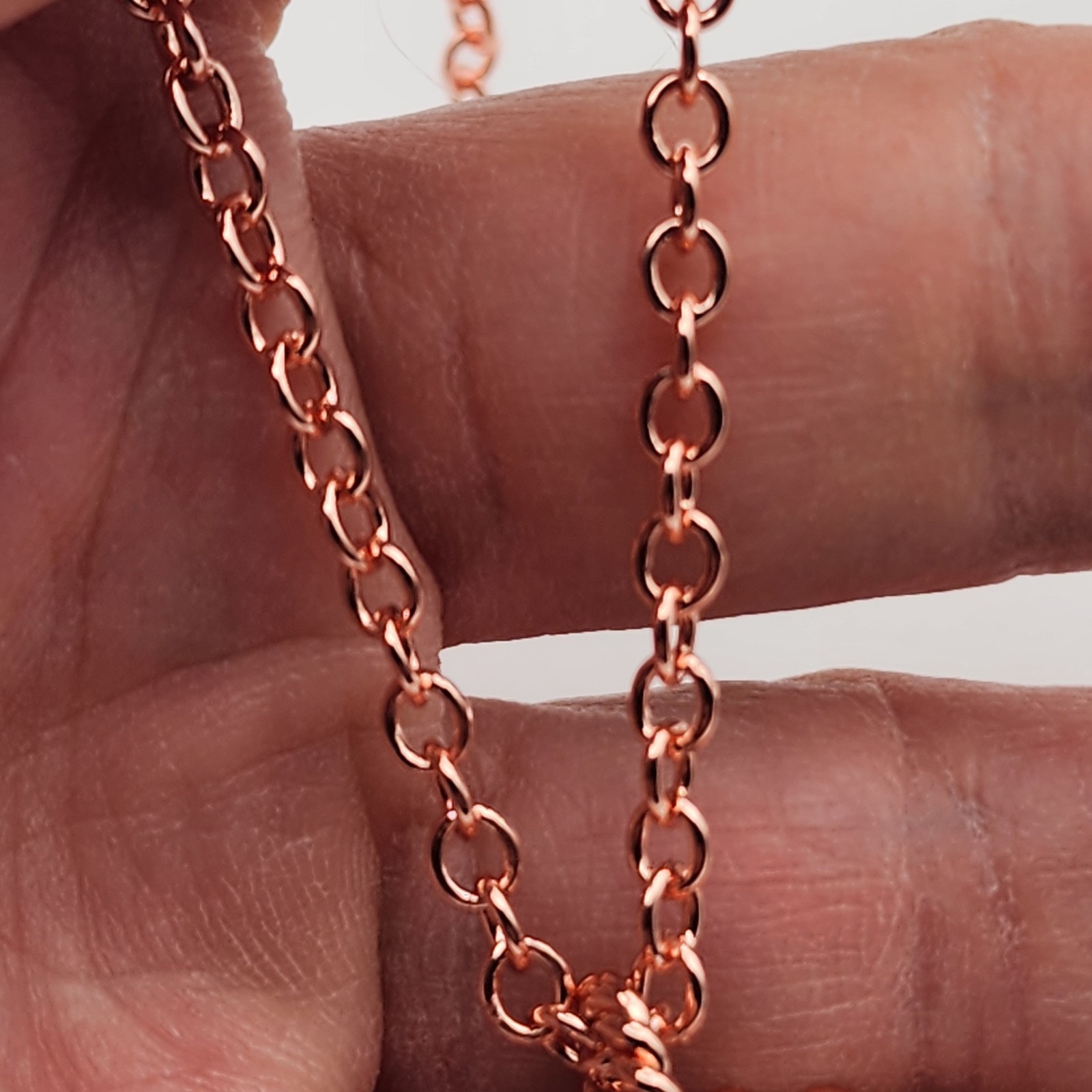 Tri-Infinity Tensor Ring Copper Pendant – 144 Hz Frequency, Pure Copper Chain