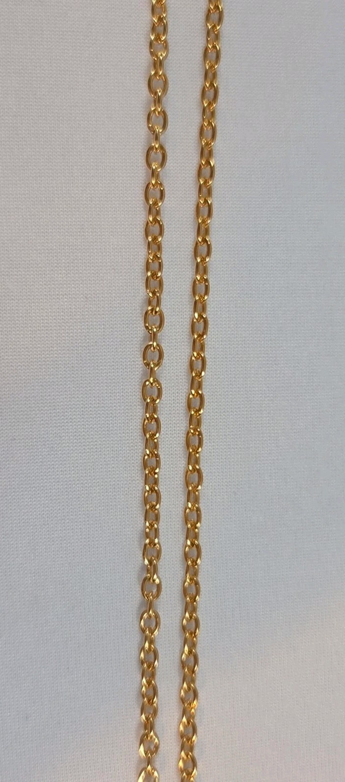 VTG Kirks Folly Gold Tone Seashell Charm Chain Necklace Beach Sea Life Boho Chic