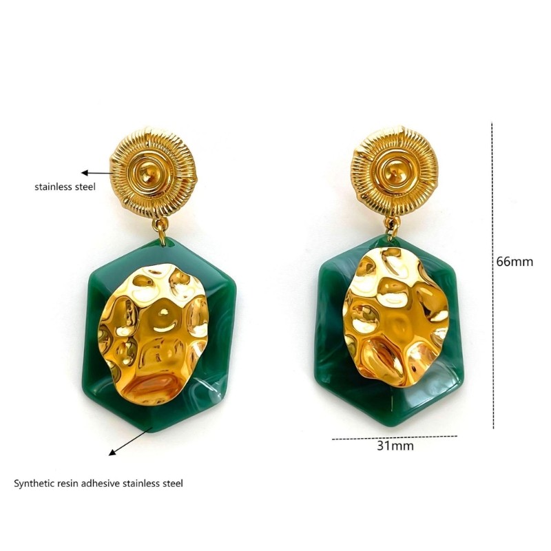 Unique Mismatched Stainless Earrings Casual Formal Outfit Perfect Jewelry Piece