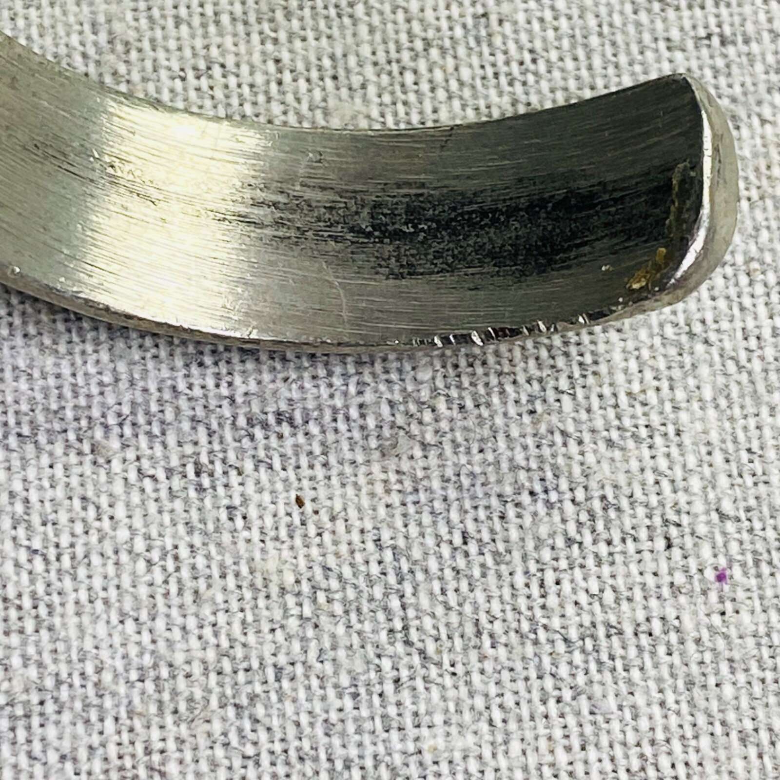 Laurel Burch Floral Cuff Bracelet Looks Like Pewter