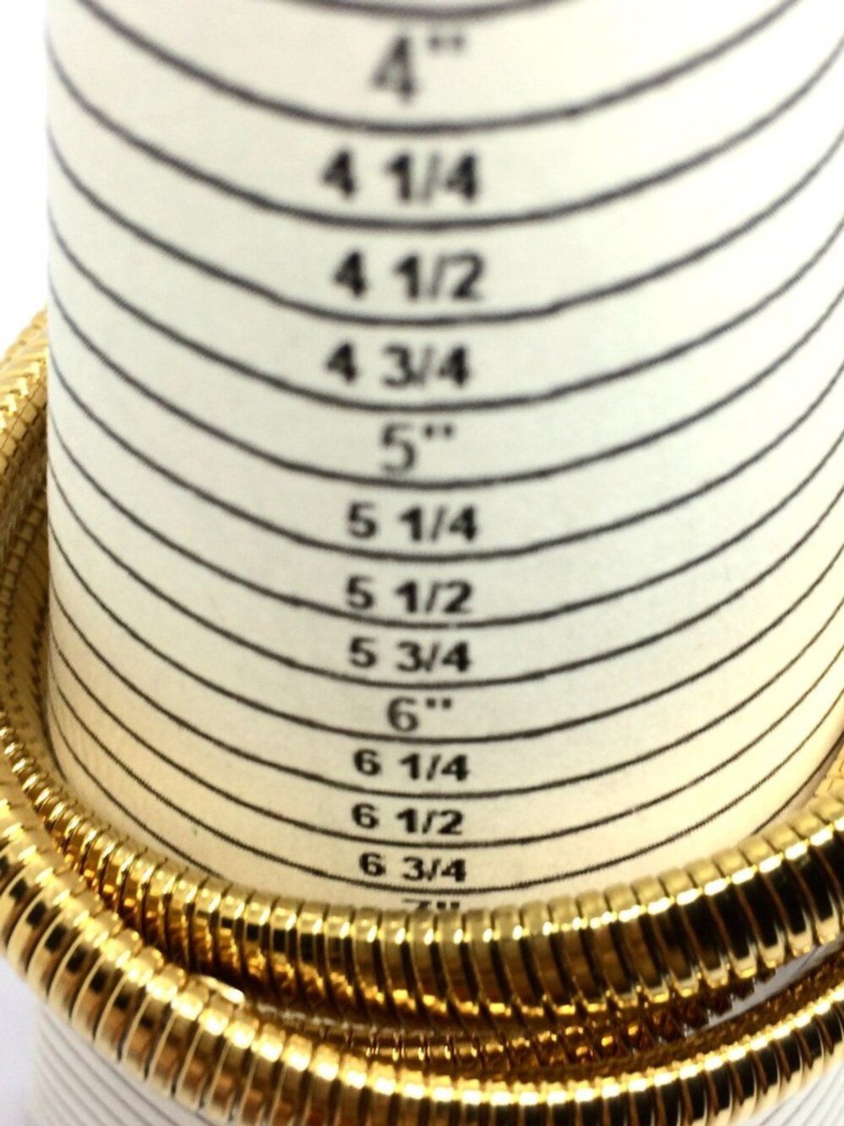 GOLD TONE BRACELET Tubogas Omega Coiled Wrap Ribbed Flexible Statement