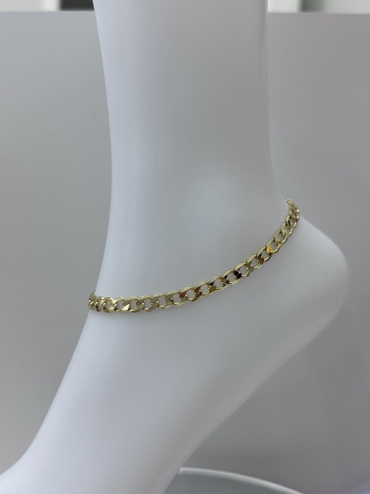 Ankle strap laminated in 14k 25cm high quality
