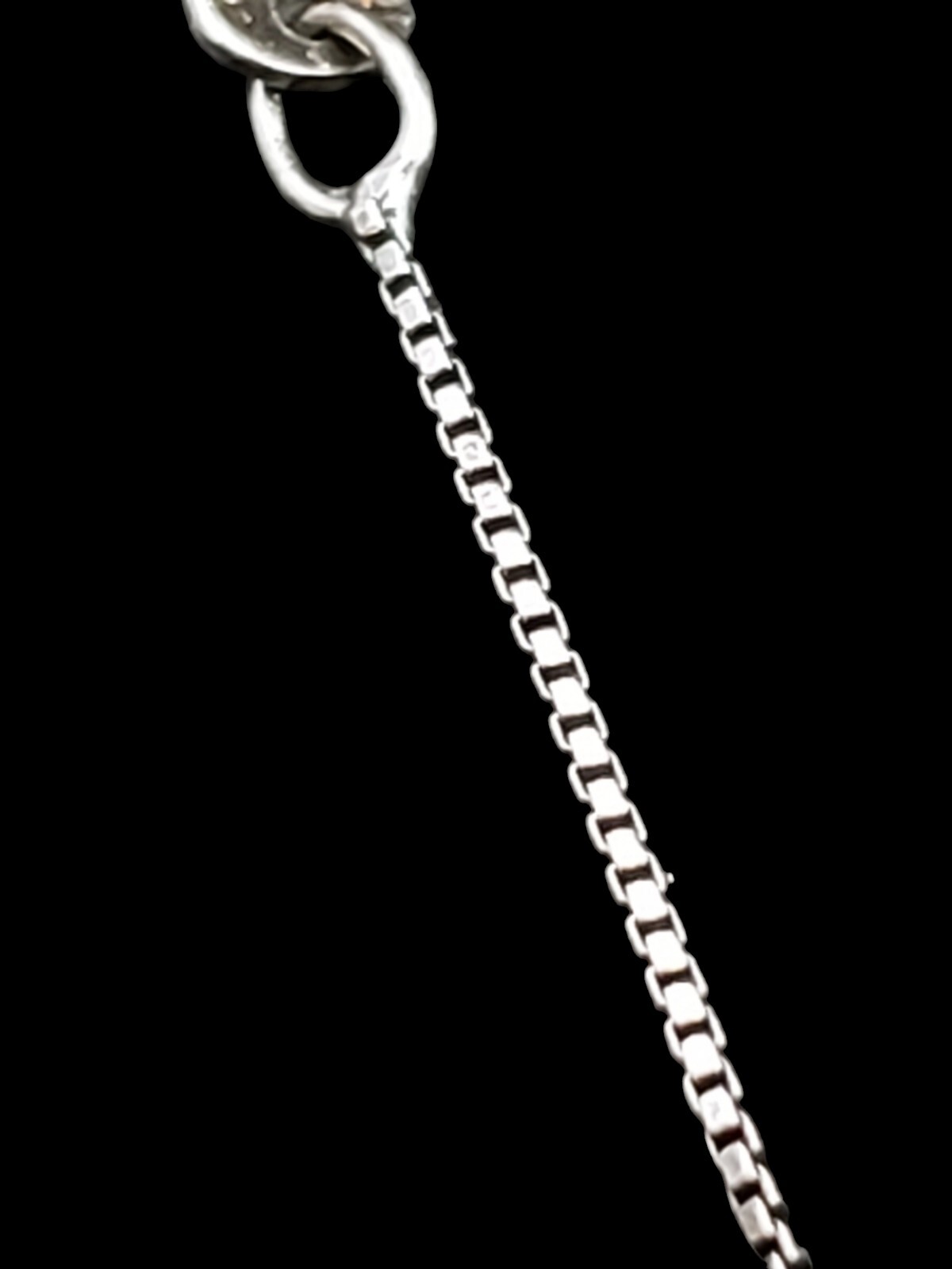 Sterling Silver CZ Cubic Zirconia Two Tone Love Knot Pendant Necklace 18″ Box