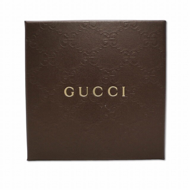 GUCCI Antique Finish Interlocking G Flower Motif Long Necklace Gold Authentic
