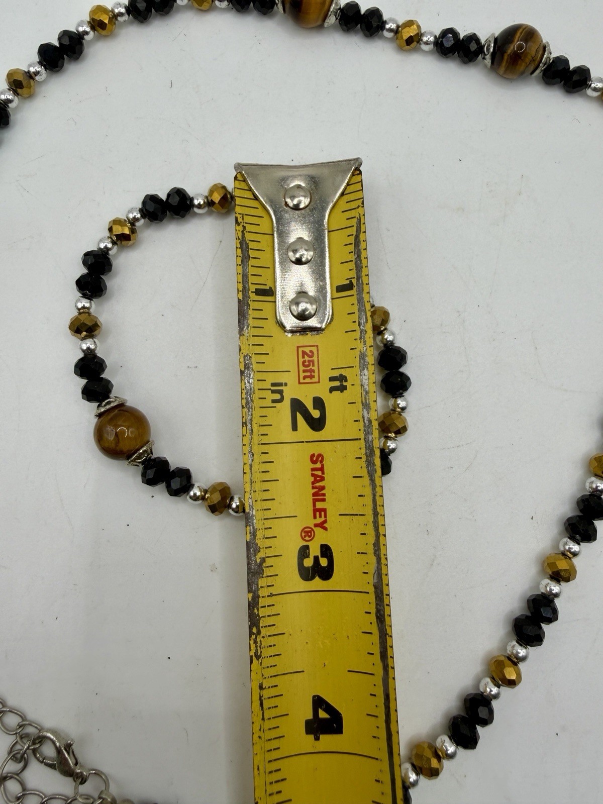 Luna Norte Tiger Eye Beaded Jewelry Set Necklace Bracelet Earrings Boxed
