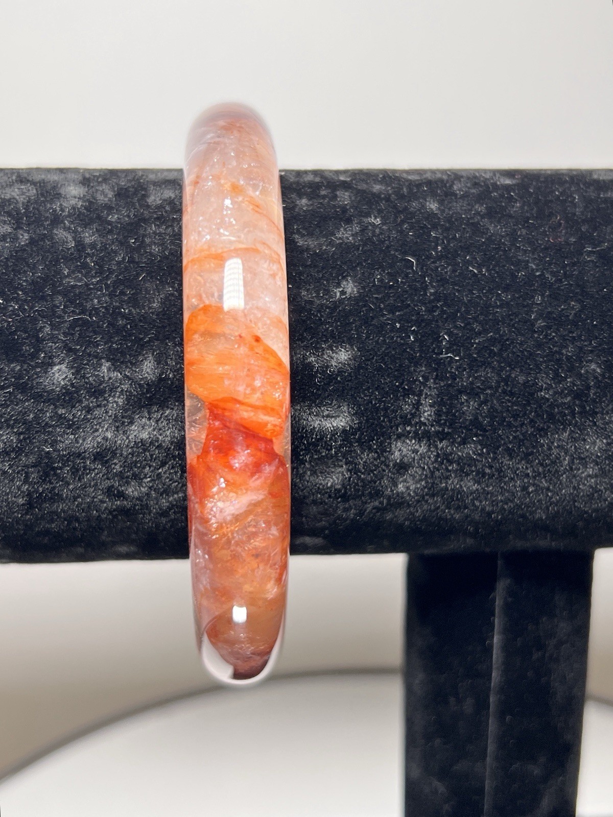 Fire Quartz Bangle Inner Diameter Size 60m -See Description & Pics For More Info