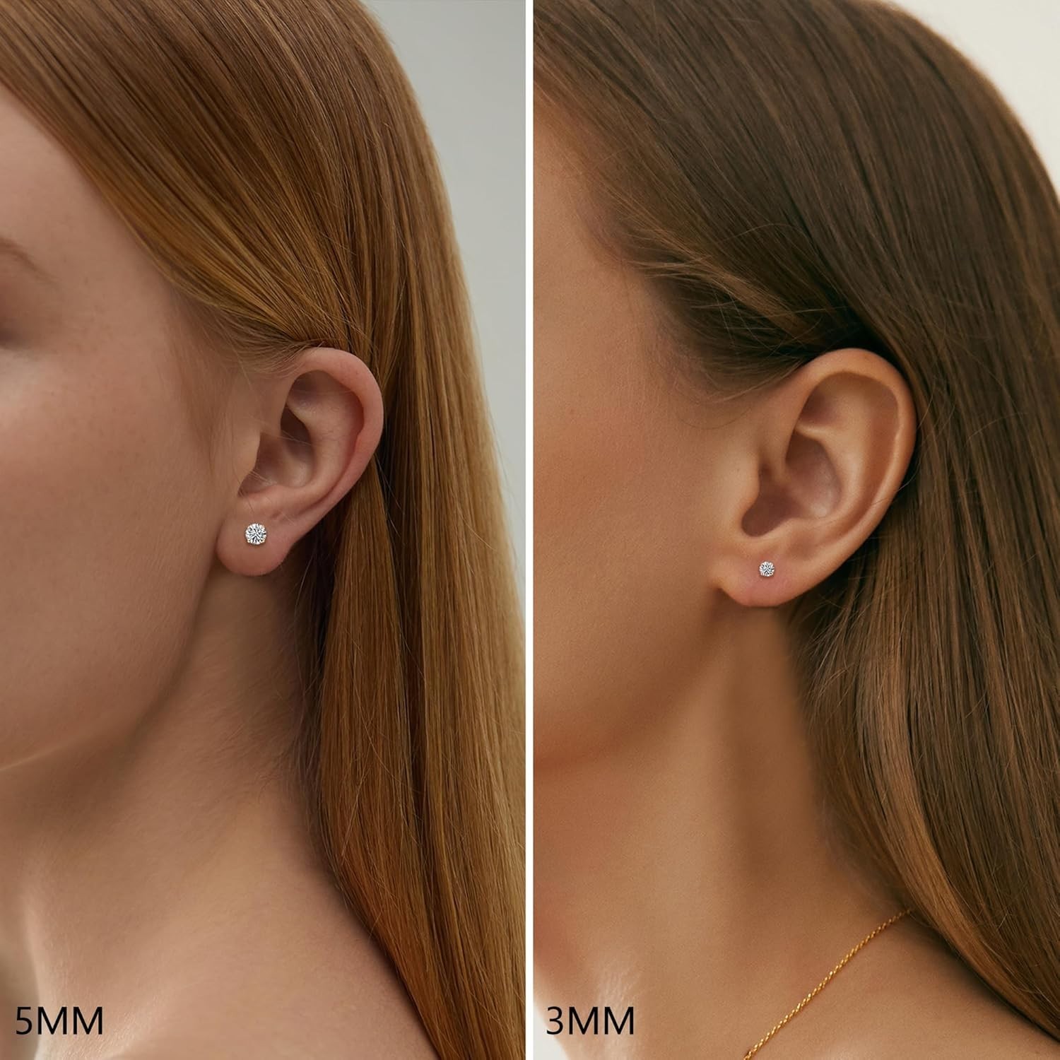 Multipack of Flat Back Cartilage Earrings – Perfect for Sensitive Skin