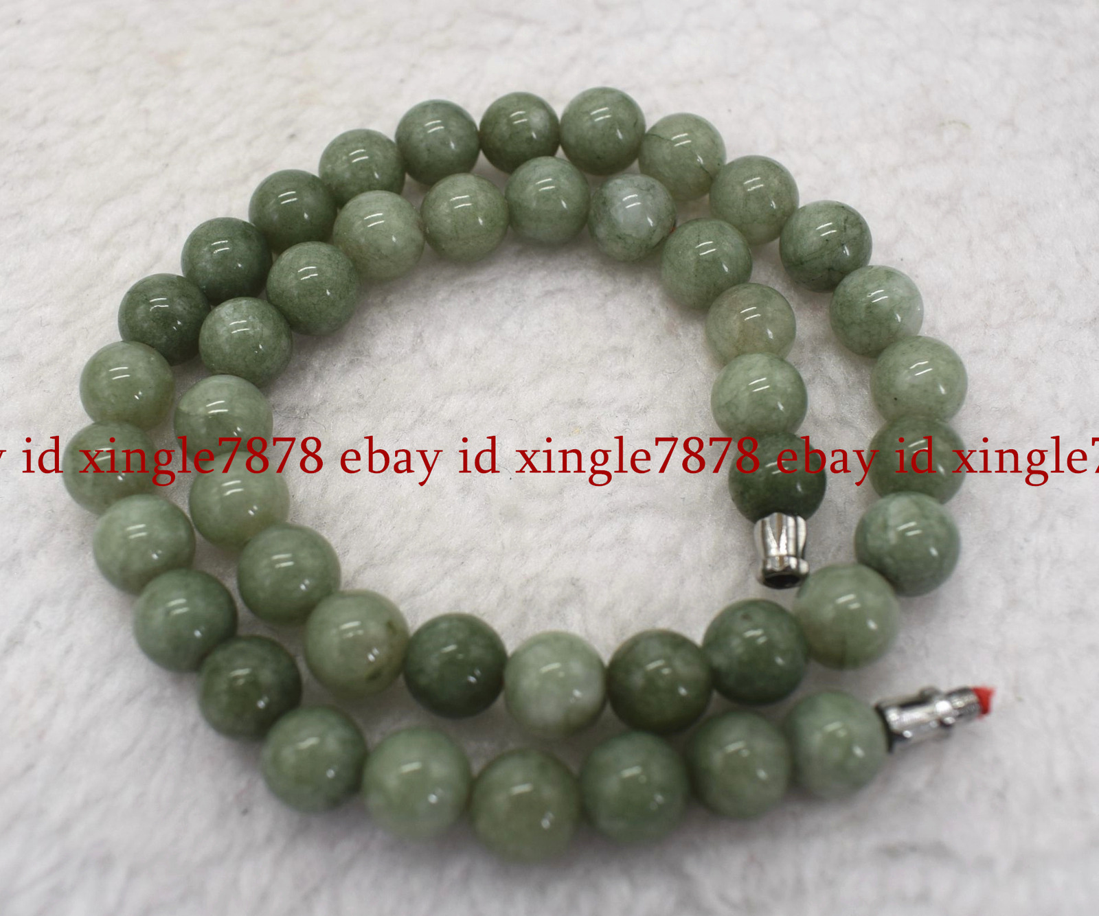 6/8/10mm Natural A Green Jade Jasper Round Gemstone Beads Necklace 16-36 inches