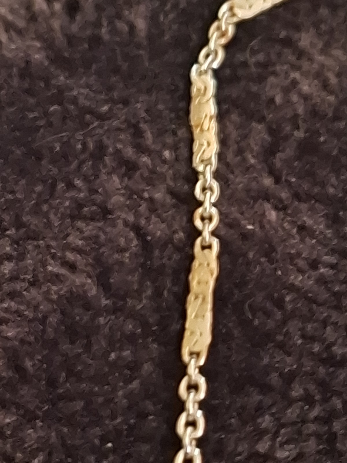 Gold Tone Chain Bracelet, Spring Ring Clasp, No Stone, Metal