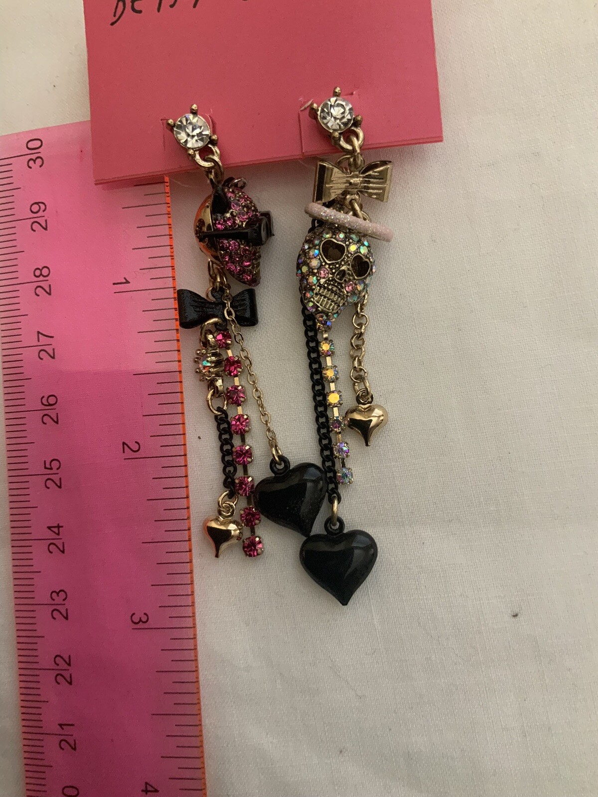 Betsey Johnson Devil Angel Earrings  Extremely Rare – 6