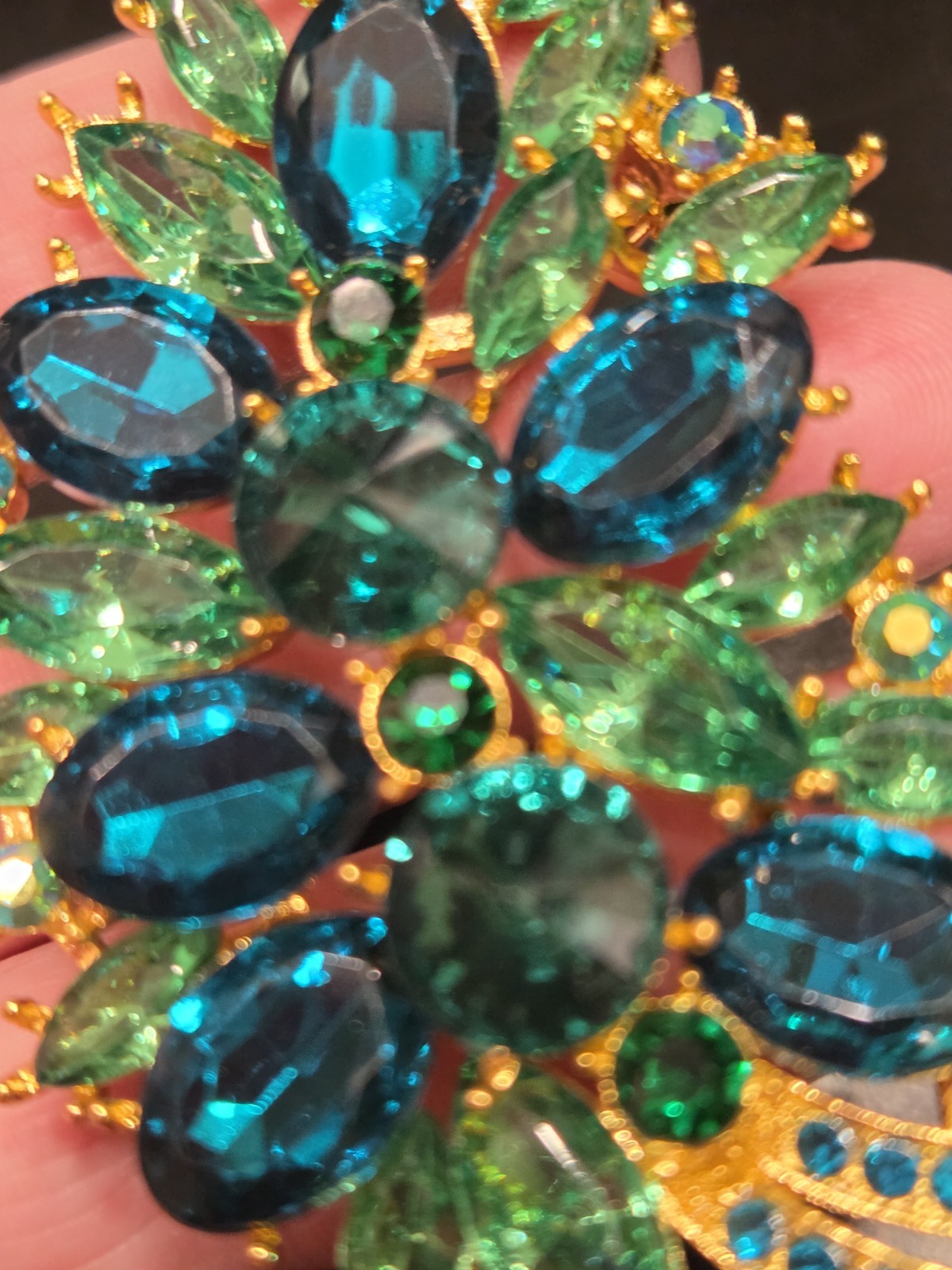 Beautiful Multicolor Rhinestone Leaf Flower Butterfly Ladybug Brooch Lot 293-141