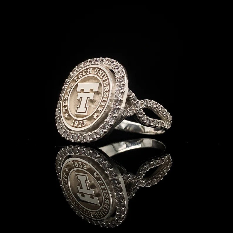 Personalized Texas University Ring For Girls Texas Class Ring High School Ring