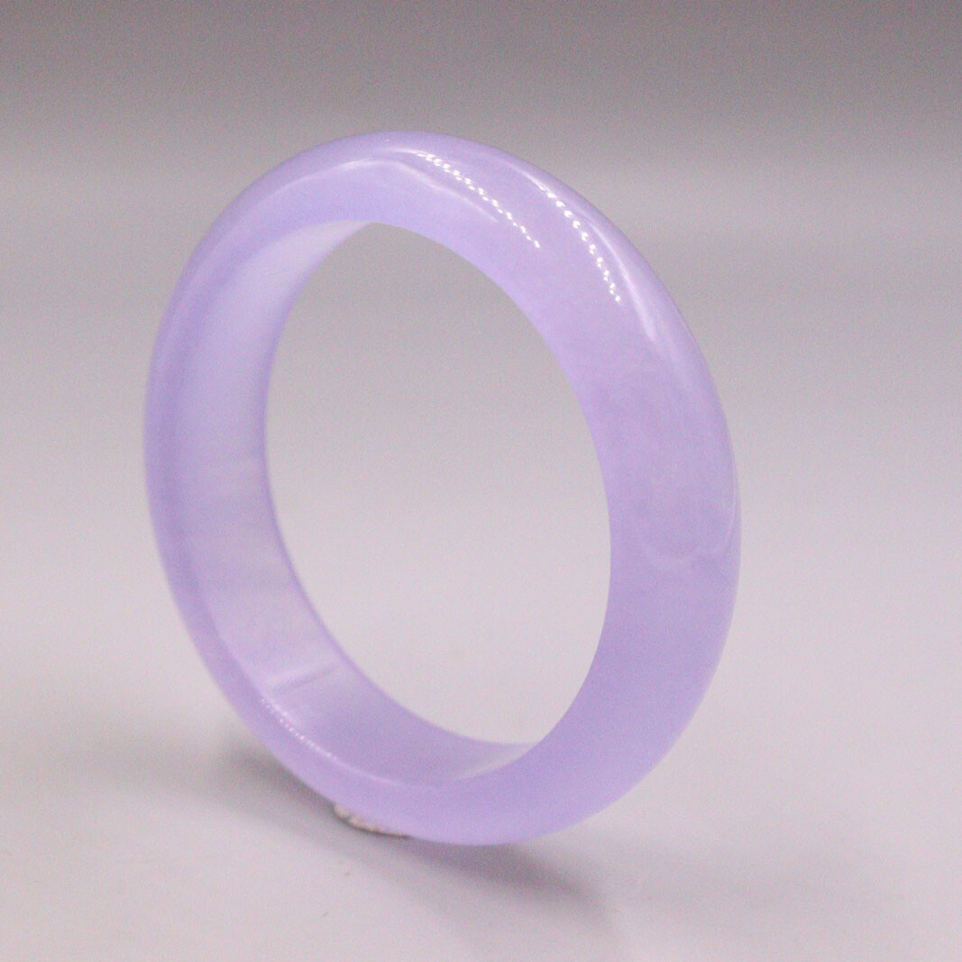 Chinese Purple Jade Bangle Women’s 17mm Bracelet 60mm/2.36inch Diameter