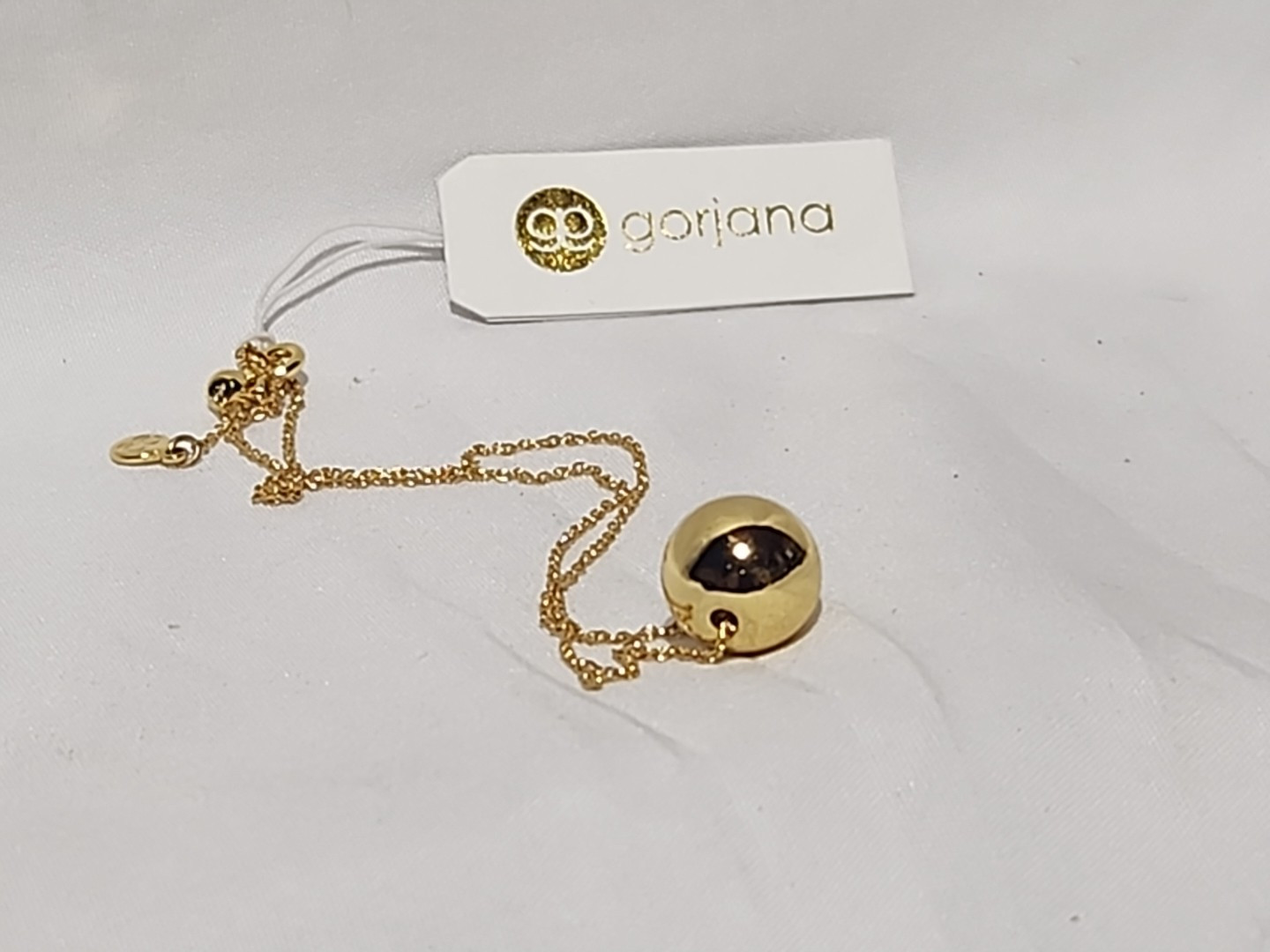 Gorjana Gold Tone Rose Necklace New with Tag