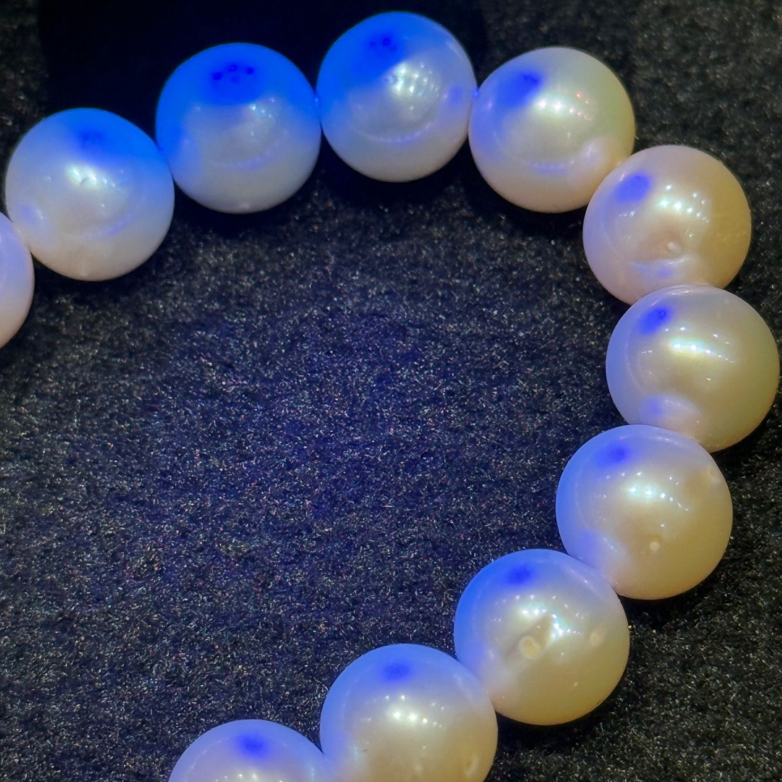 Akoya Pearl Aurora Color Necklace 7.3mm to 8.1mm From Japan