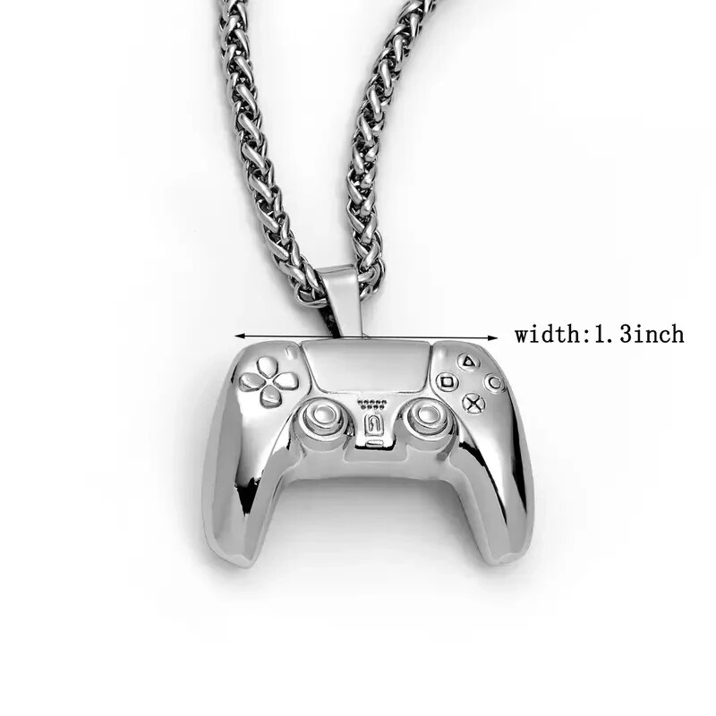 Men’s Game Handle Controller Pendant Necklace