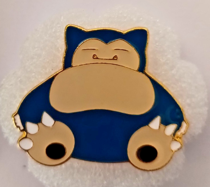 SNORLAX ENAMEL PIN-SHIP ALL THE PINS YOU BUY FOR $4.99-VISIT OUR STORE