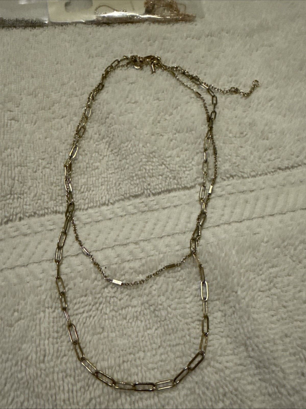 Elizabeth James Gold Multi Strand Chocker