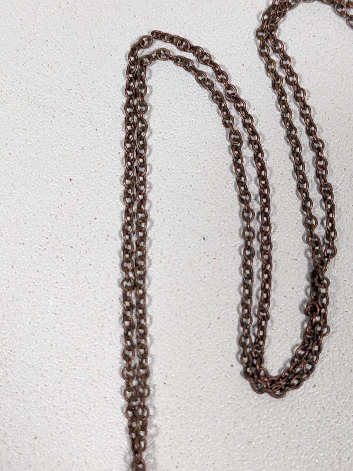 Beautiful You Bronze Tone Square Charm Pendant Inspirational Chain Necklace 20″
