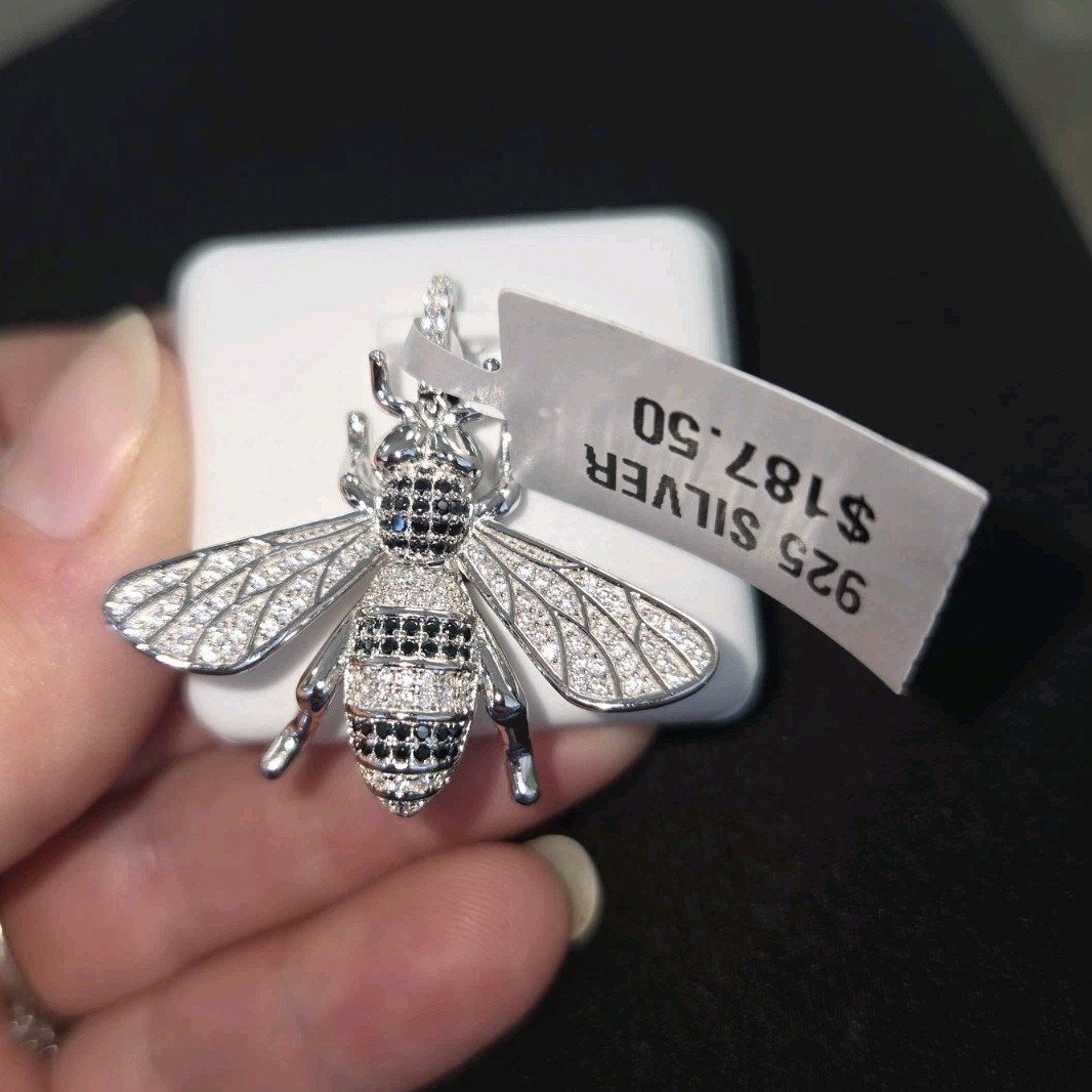 SPINEL BUBBLE BEE STERLING SILVER 4.9 MM BALE