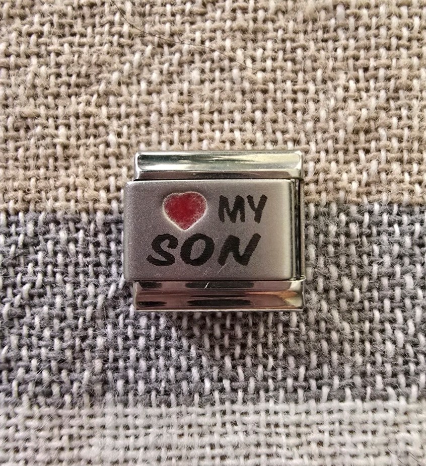 “I Love My Son” Italian Modular Charm 9mm FREE SHIPPING!!