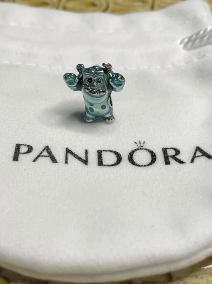 Authentic Pandora Disney Pixar Monsters, Inc. Sulley Charm S925 ALE 792031C01