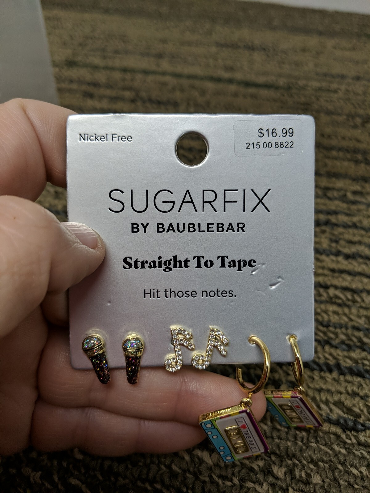 Sugarfix by Baublebar Straight To Tape Earrings. I Love the 90’s Theme Post Back