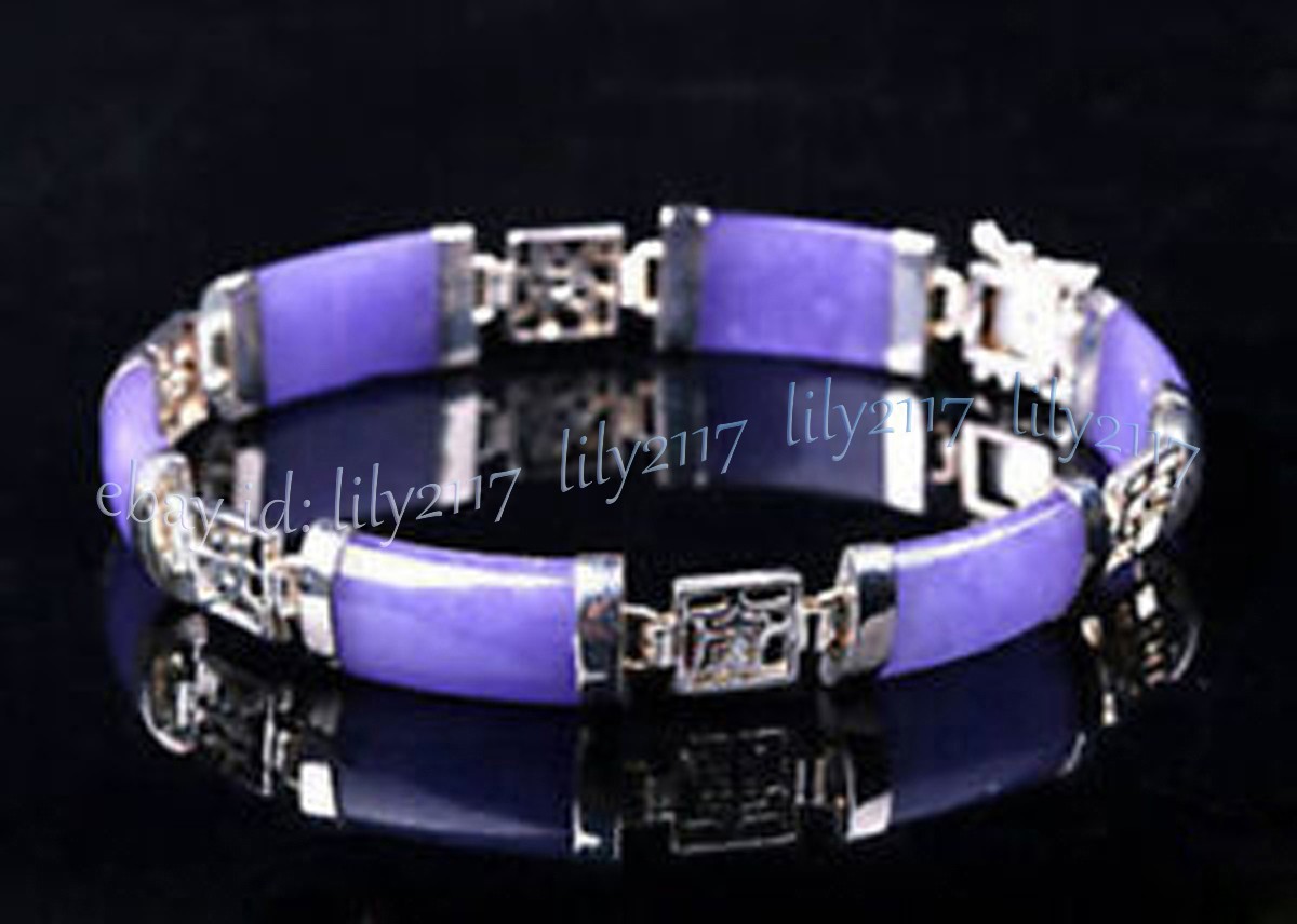 Stunning Natural Jade Bracelet Fortune Women Lucky Bangle Gemstone Jewelry Gifts