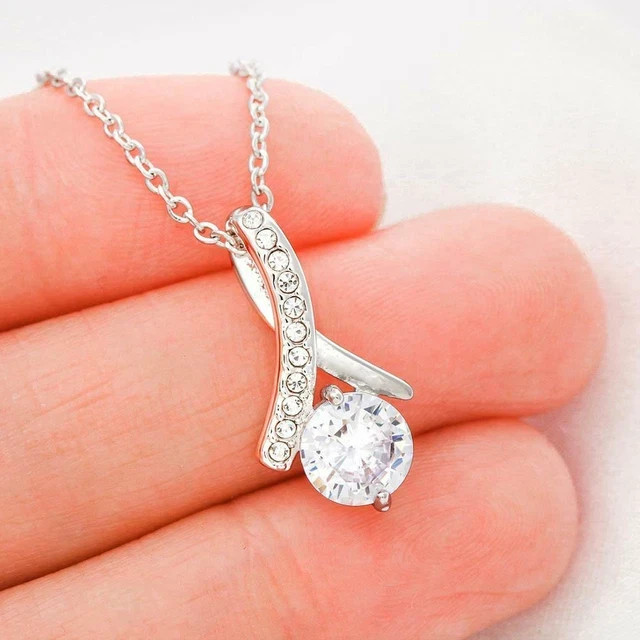 To My Future Wife Engagement Gift Alluring Beauty Necklace for Soulmate, Lover