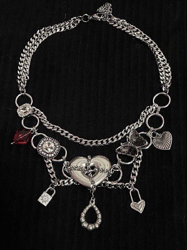 Original design retro love necklace